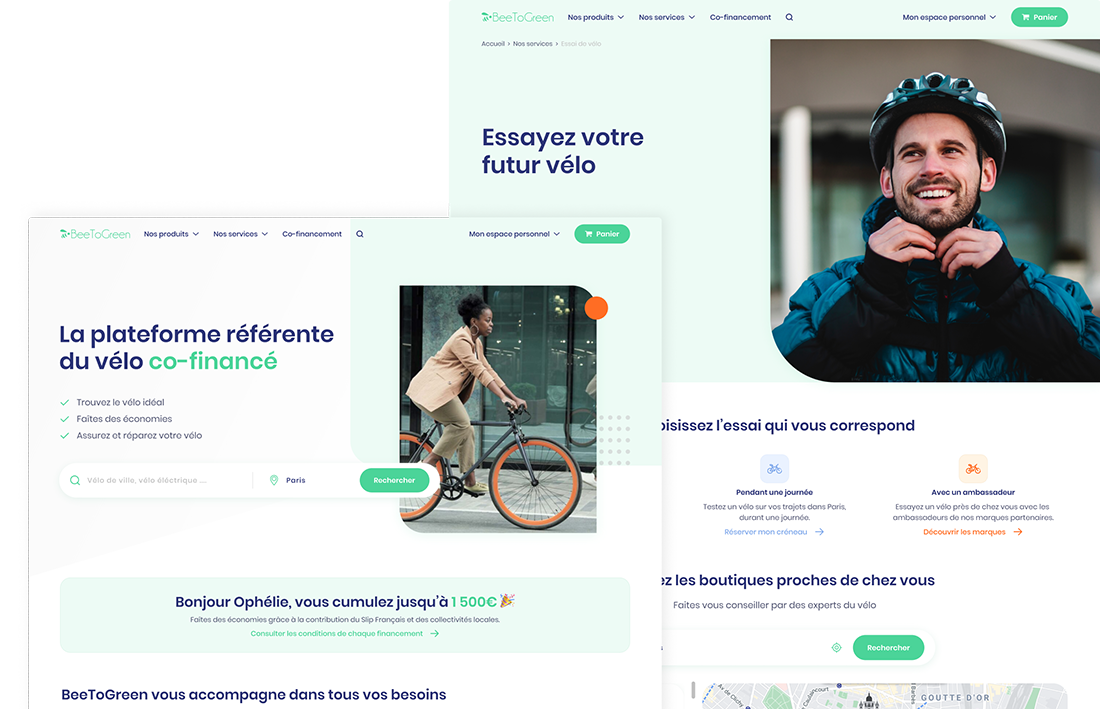 Screenshot of the use case BeetoGreen